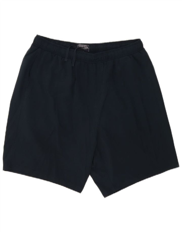 Mountain Warehouse Short de sport pour femme UK 14 Large Bleu marine Polyester