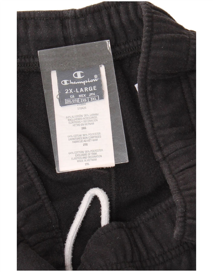 Champion Pantalon De Survêtement Femme 2XL Noir Coton