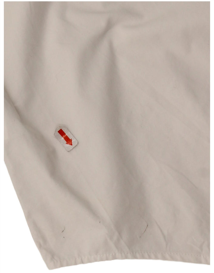 Timberland Chemise à Manches Courtes Homme Blanc Moyen Coton