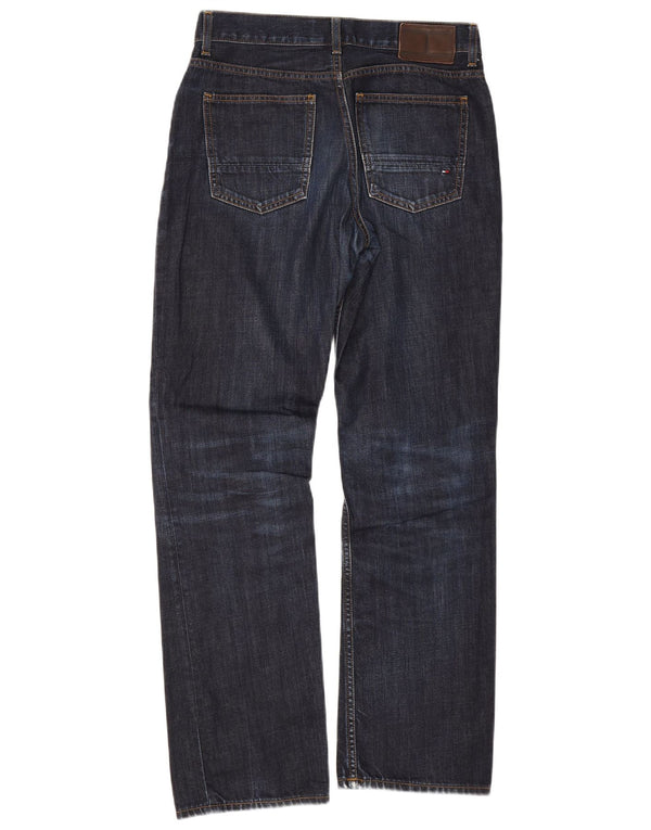 Tommy Hilfiger Mens Straight Jeans W31 L29 Navy Blue