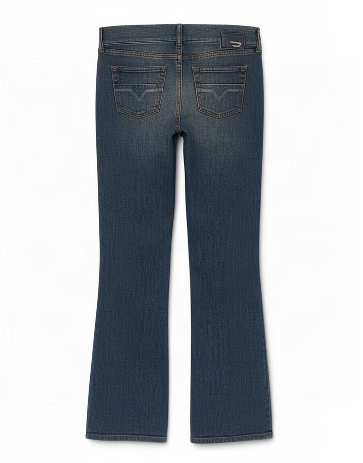 Jean Bootcut Femme Diesel W29 L33 Bleu Coton
