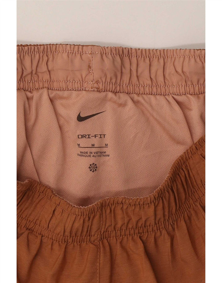Nike Short de sport pour femme UK 12 Marron moyen Polyester