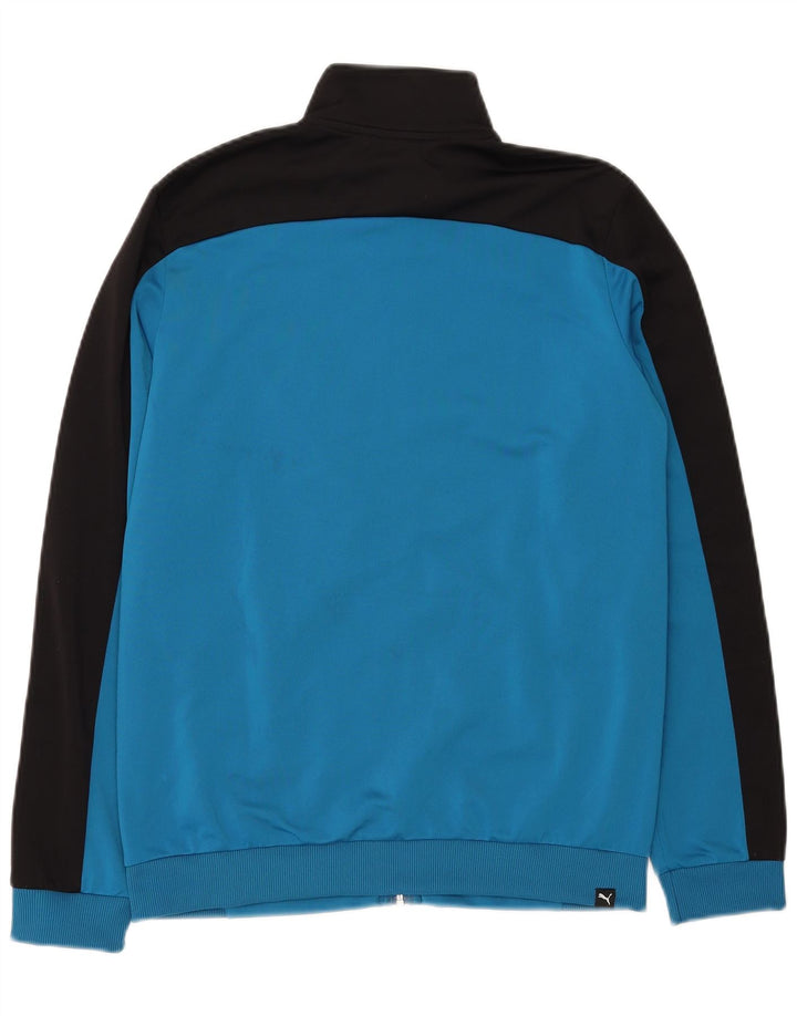 Puma Veste de Survêtement Garçon 15-16 ans Bleu Colorblock Polyester