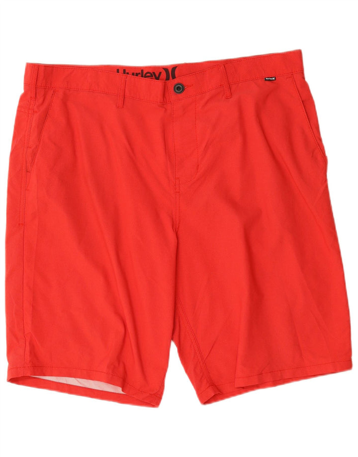 Hurley Short Chino Homme W38 XL Rouge Polyester