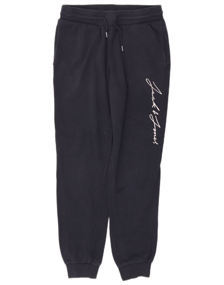 Jack & Jones Pantalon De Survêtement Graphique Joggers Homme Bleu Marine Moyen