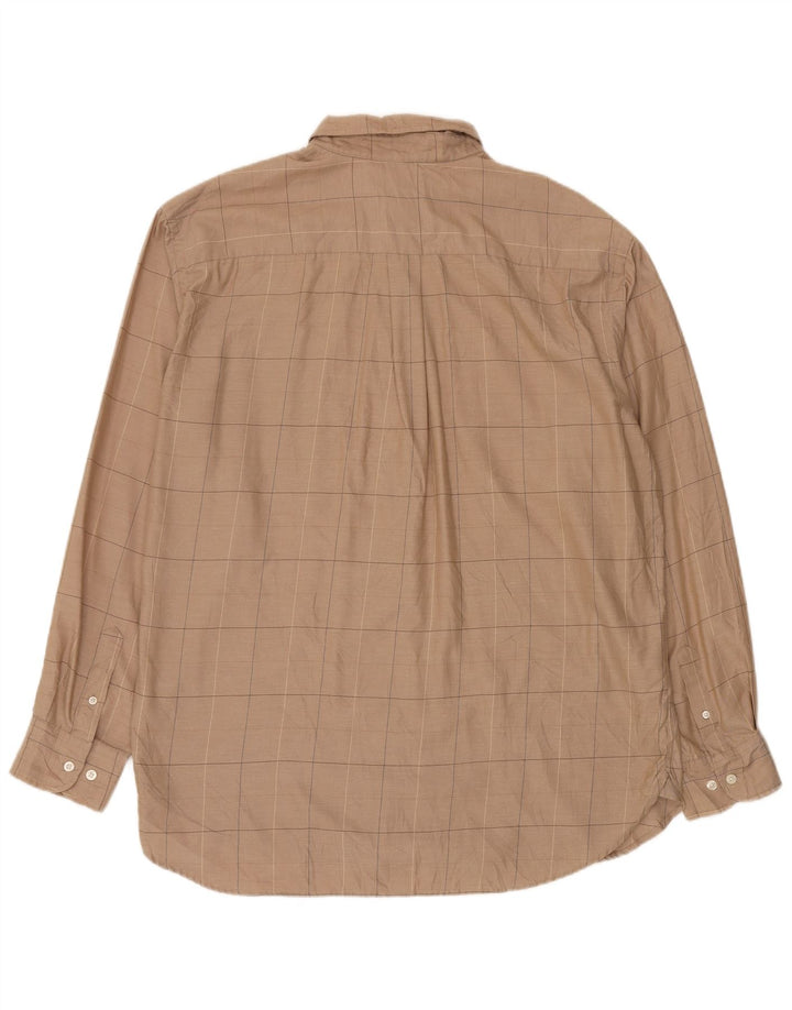 Dockers Chemise Haute Homme XL Marron à Carreaux Coton