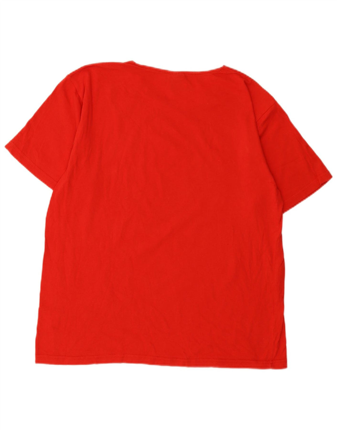 Reebok T-Shirt Graphique Homme Large Rouge Coton