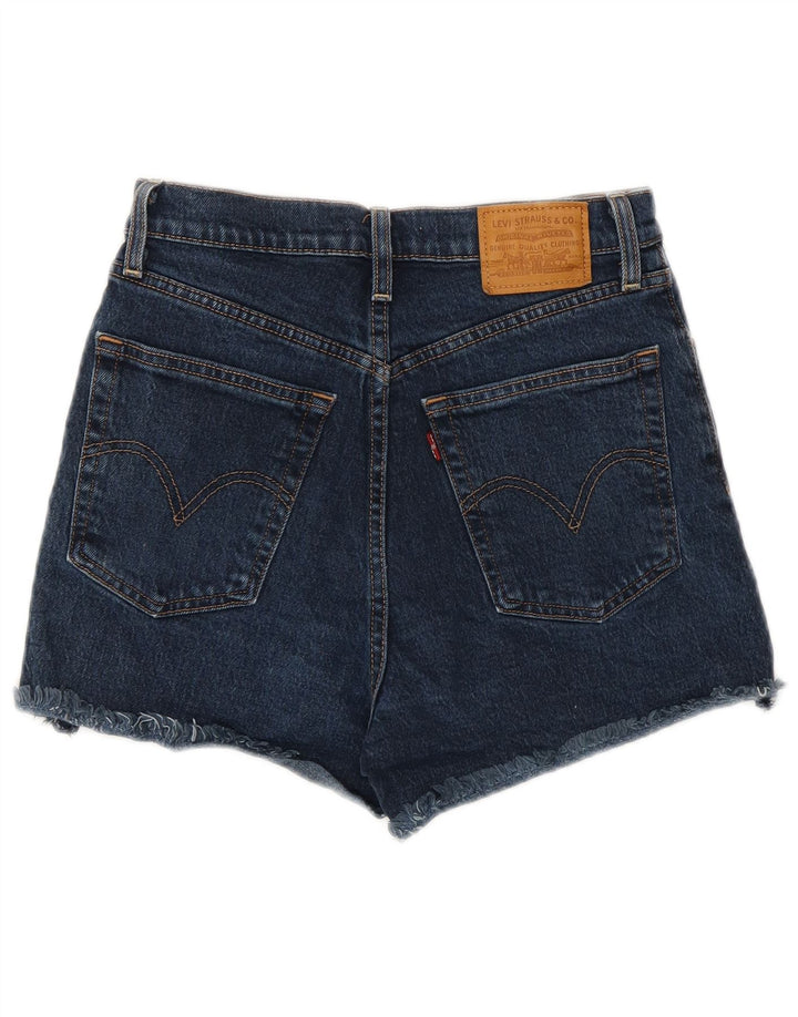 LEVI'S Short en Jean 501 Femme W27 Petit Bleu Coton Classique
