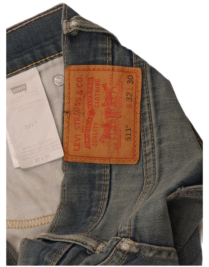 Levi's Jean Slim 511 Homme W32 L28 Bleu Coton