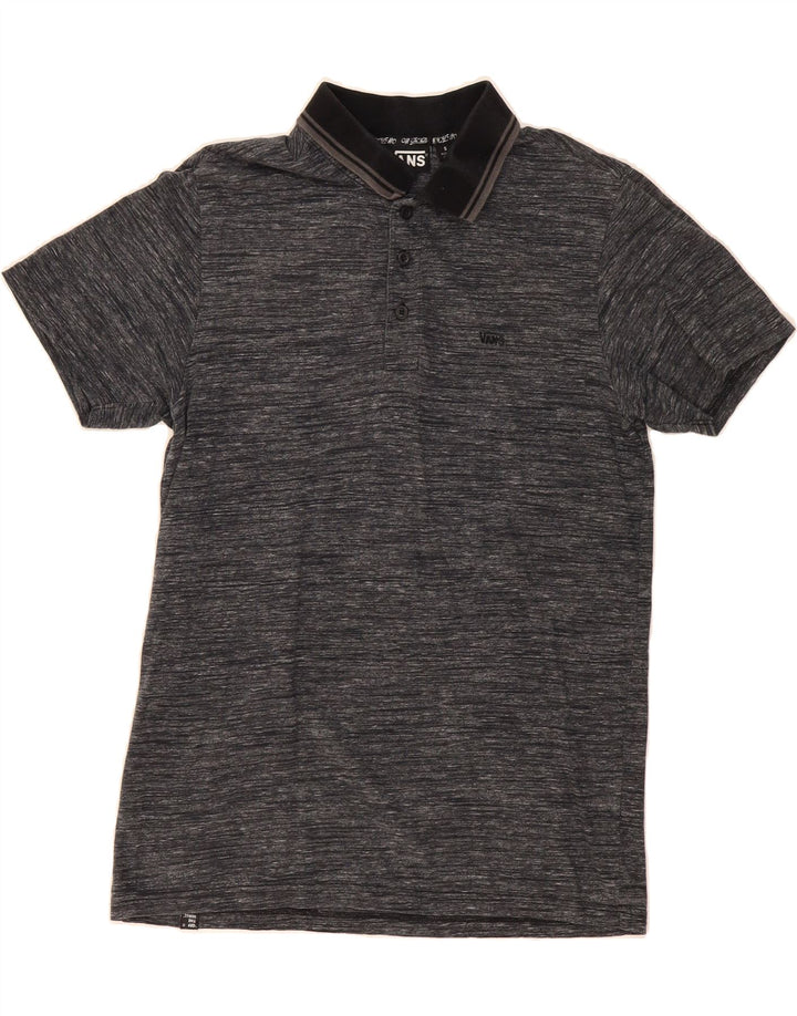 VANS Mens Polo Shirt Small Grey Flecked Vintage Vans and Second-Hand Vans from Messina Hembry 