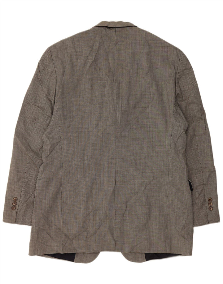 Tommy Hilfiger Veste blazer à 3 boutons pour homme UK 40 Grand pied-de-poule gris