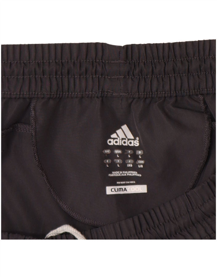 ADIDAS Pantalon de survêtement Climacool pour homme, jogging, grand, gris, color block
