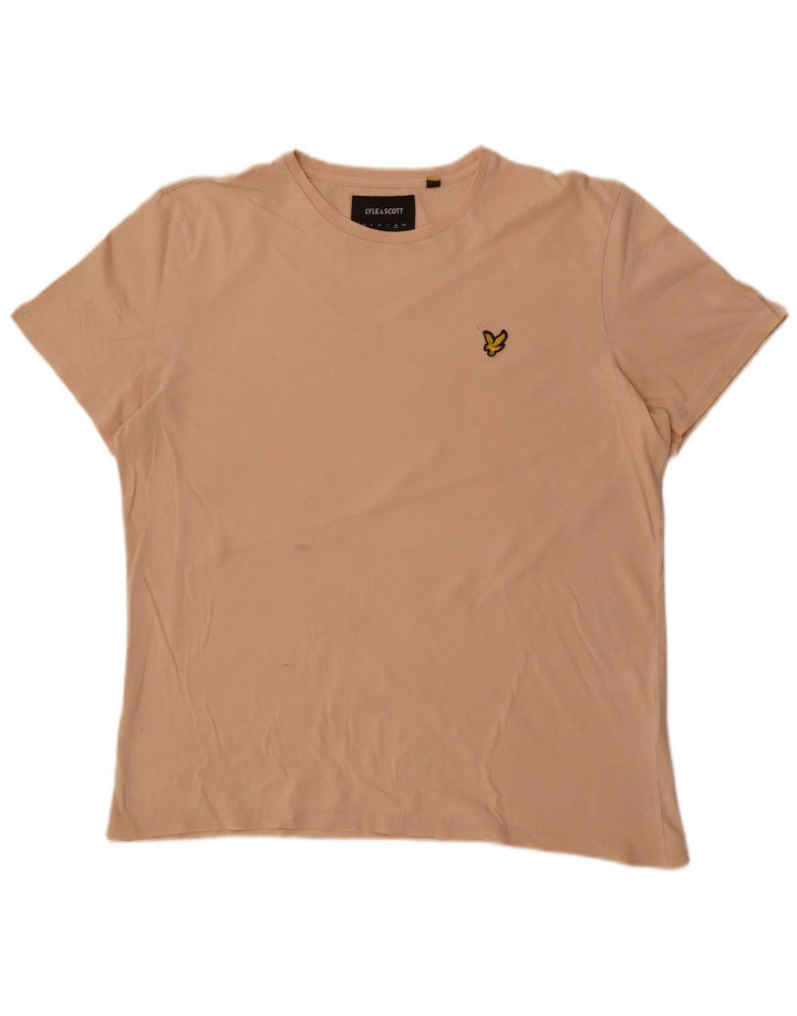 Lyle & Scott T-Shirt Homme Top XL Coton Beige