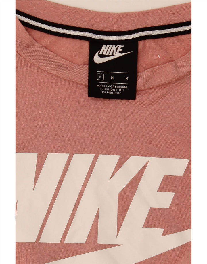 Nike T-shirt graphique pour femme UK 14 Rose moyen