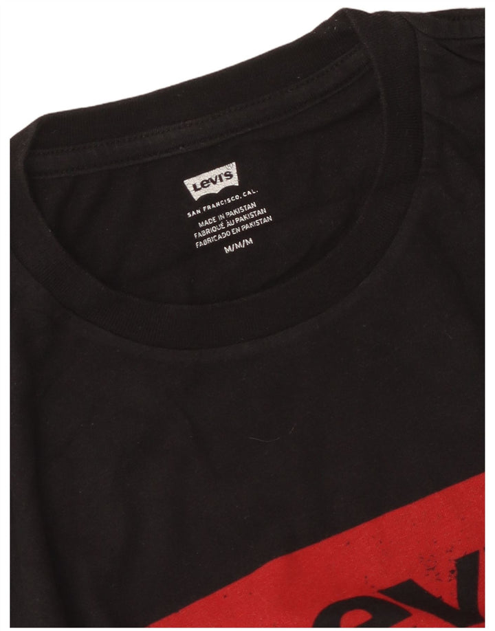 Levi's Tee-Shirt Graphique Homme Noir Moyen