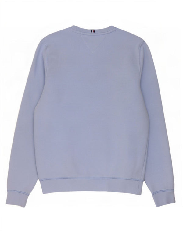 Tommy Hilfiger Sweat-shirt graphique pour homme en coton bleu petit