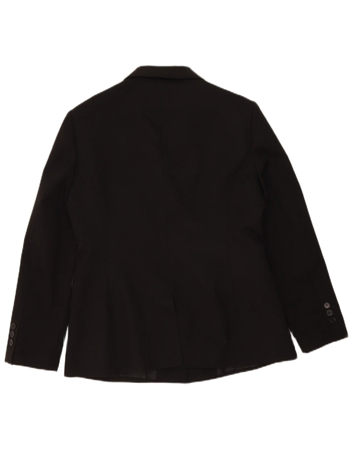 Etam Veste Blazer 3 Boutons Femme UK 16 Large Noir Polyester