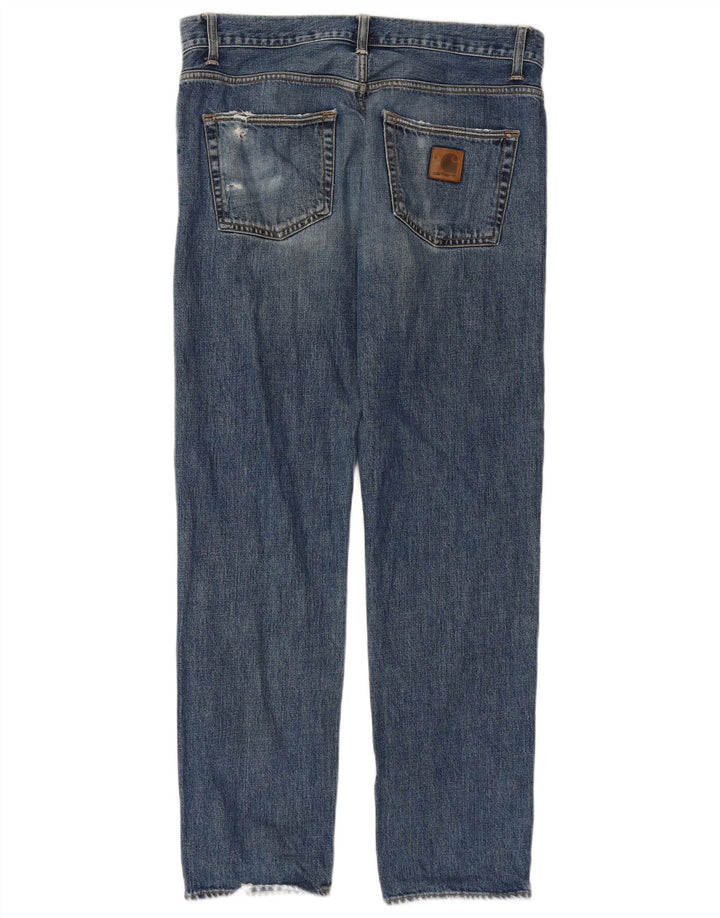 CARHARTT Jean droit homme W34 L32 bleu coton
