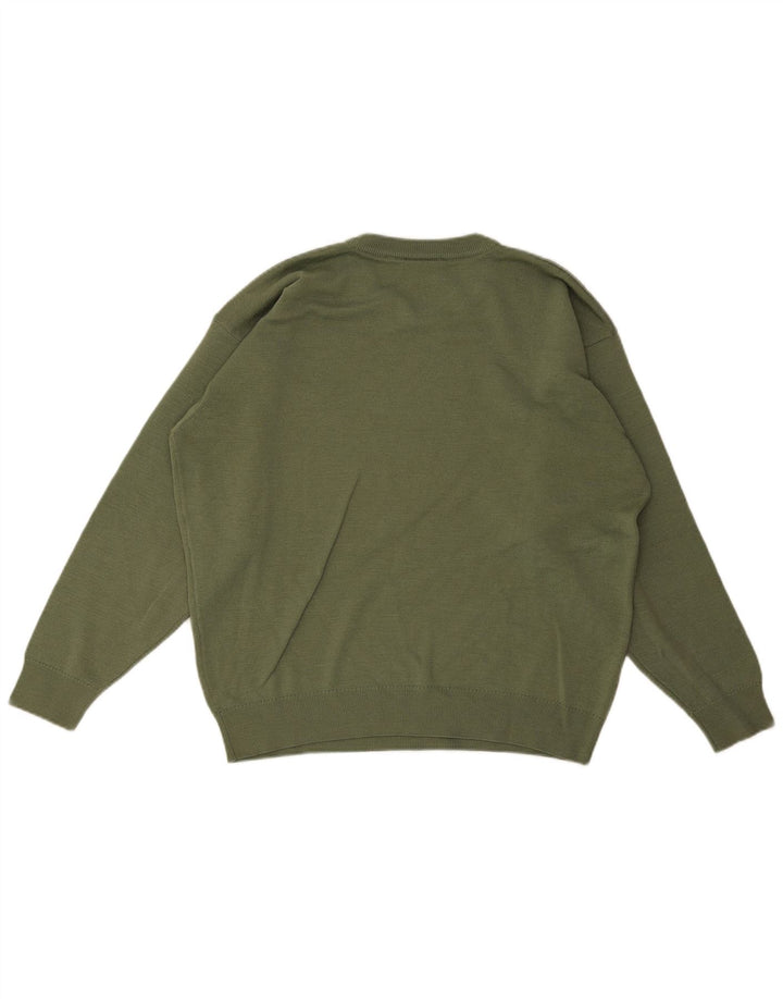Lacoste Pull ras du cou pour homme Taille 6 XL Laine verte