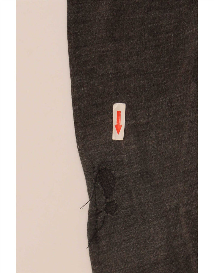Marks & Spencer Pull Col V Homme Gris Moyen Acrylique