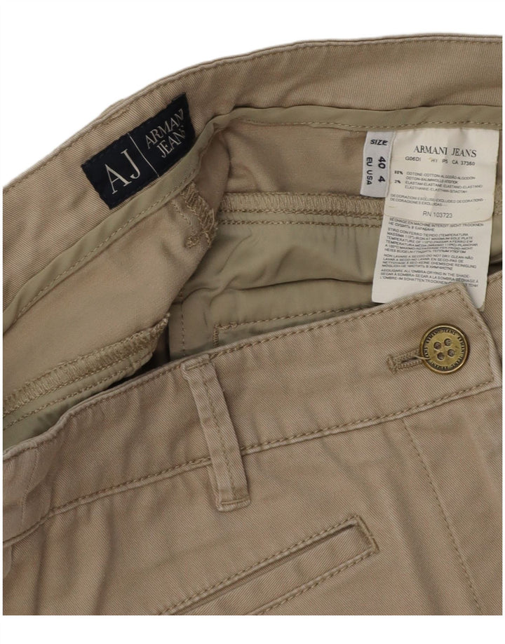 ARMANI Jupe crayon femme EU 40 Moyen W30 Coton Beige