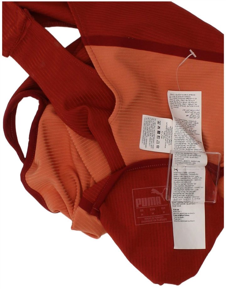 Puma Maillot de bain pour femme Orange moyen Colorblock Polyester Sports