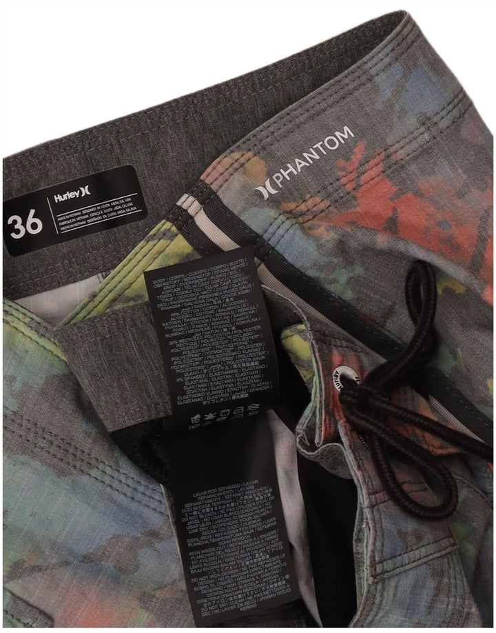 Hurley Short de Bain Phantom Homme Large Multicolore Tie Dye Coton