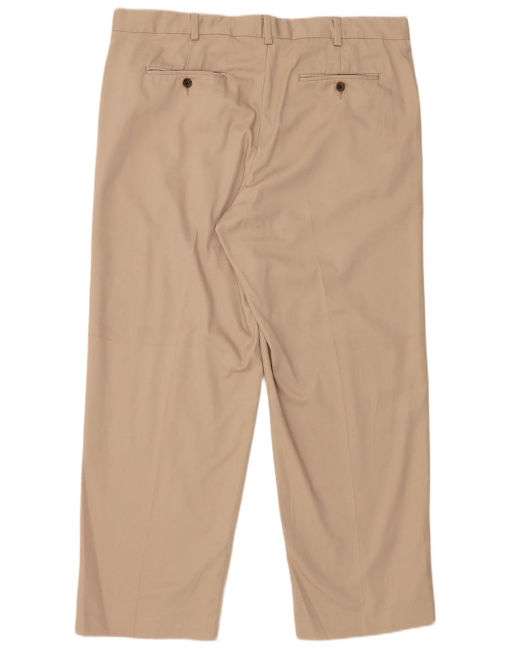EDDIE BAUER Pantalon Chino Droit Homme W38 L30 Coton Beige