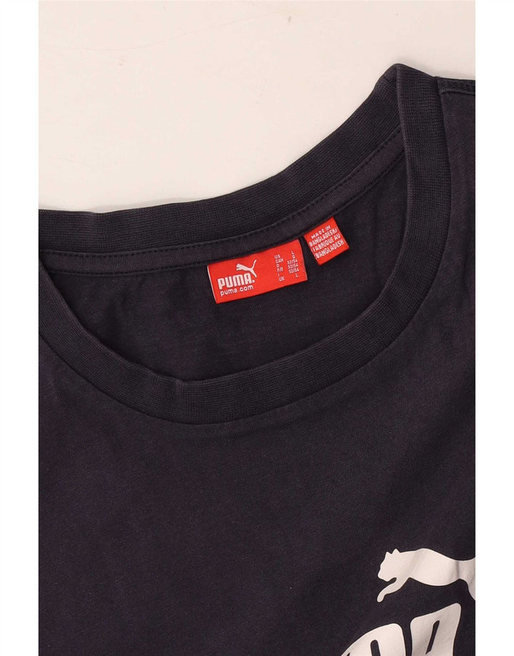 Puma Débardeur Graphic Homme Bleu Marine Taille L