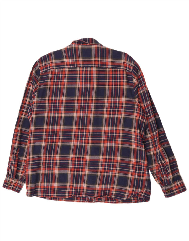 Crew Clothing Chemise en flanelle pour homme XL en coton à carreaux multicolores