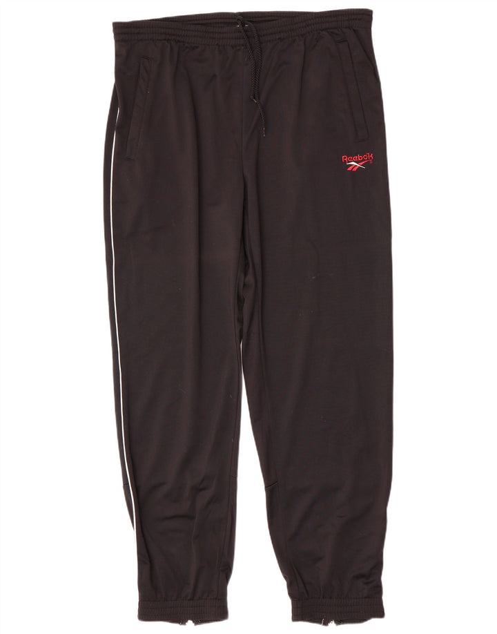 Reebok Pantalon de Survêtement Homme Joggers Large Noir Polyester