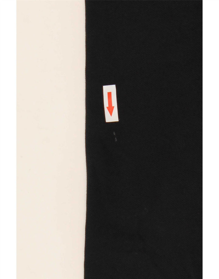 Puma Sweat-shirt graphique pour homme en coton noir Taille L