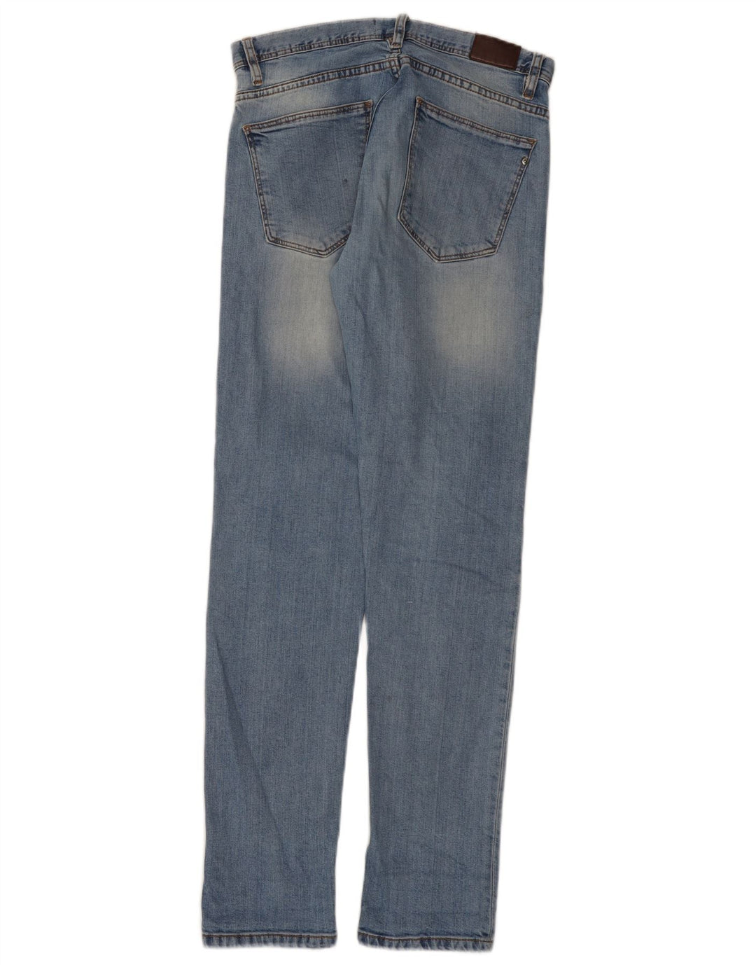 Zara Jean Slim Homme EU 38 Petit W30 L32 Bleu
