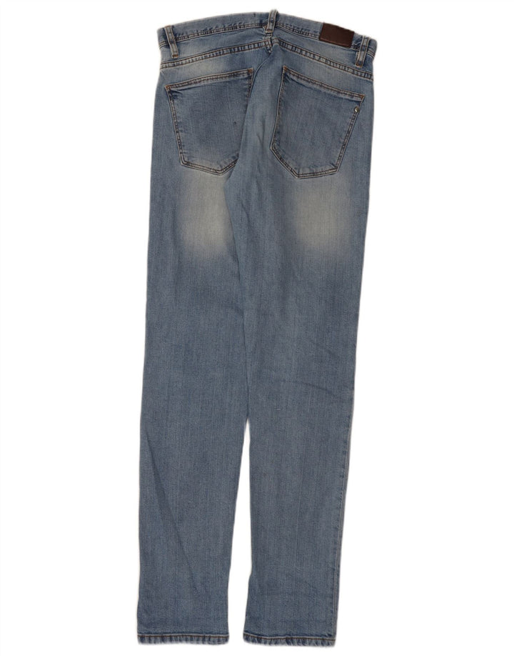 Zara Jean Slim Homme EU 38 Petit W30 L32 Bleu