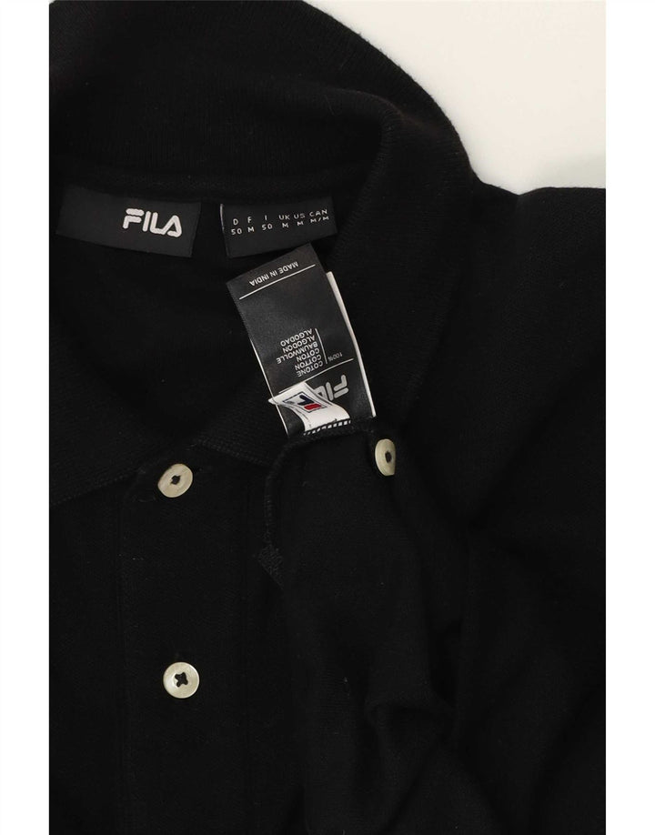 Fila Polo Homme Noir Moyen Coton