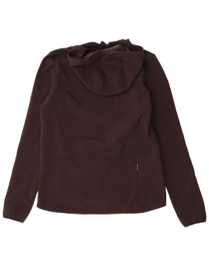 O'Neill Veste coupe-vent à capuche pour femme UK 14 Medium Black Colourblock