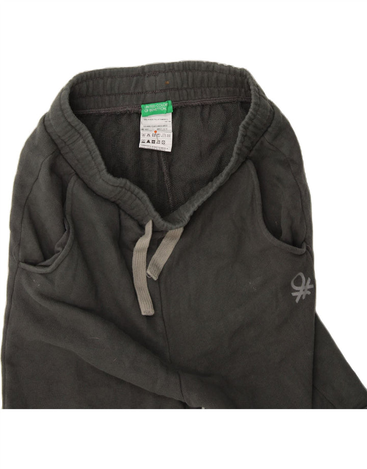 BENETTON Boys Sport Shorts 8-9 Years Large Grey Cotton Vintage Benetton and Second-Hand Benetton from Messina Hembry 