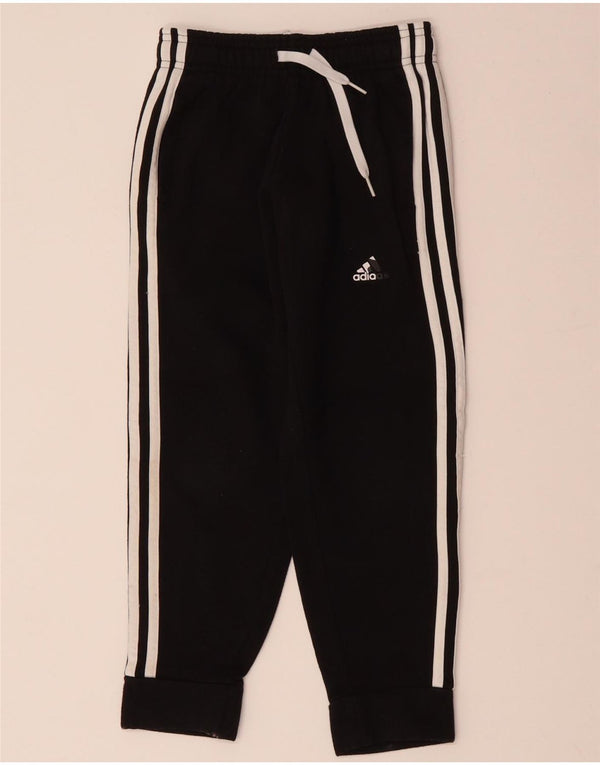 ADIDAS Pantalon de Survêtement Garçon Joggers 7-8 ans Noir Coton