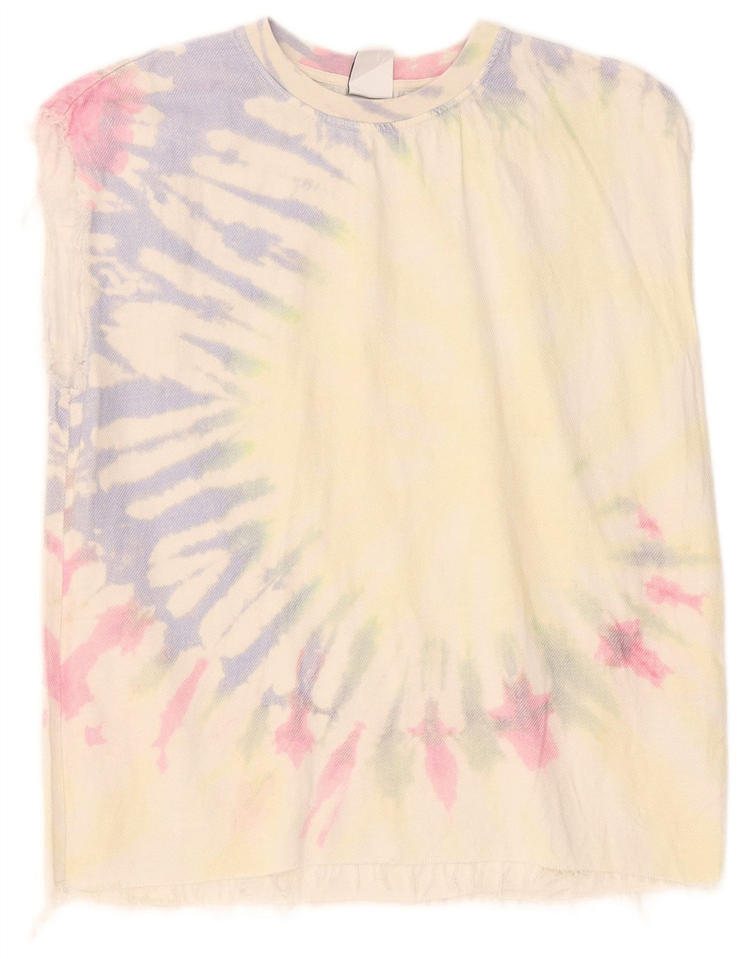 Zara Homme Débardeur Petit Multicolore Tie Dye Coton