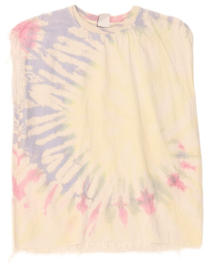 Zara Homme Débardeur Petit Multicolore Tie Dye Coton