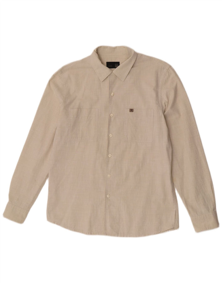 Chemise Homme Gas Coton Beige Moyen