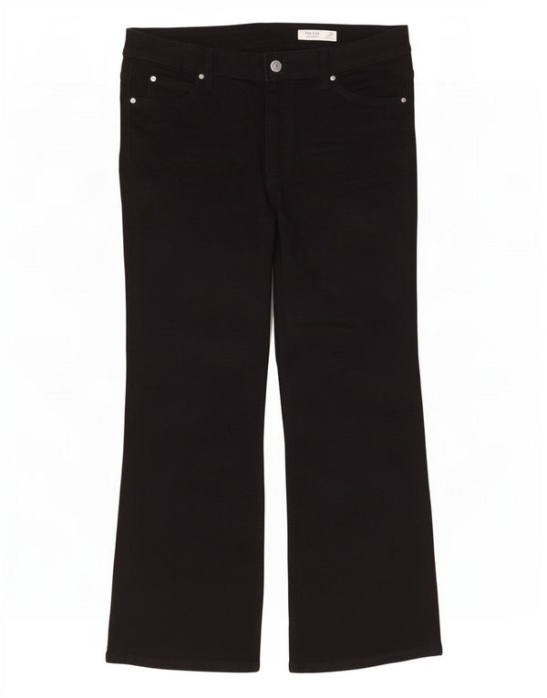 Marks & Spencer Jean bootcut court The Eva pour femme UK 16 Large W36 L27 Noir