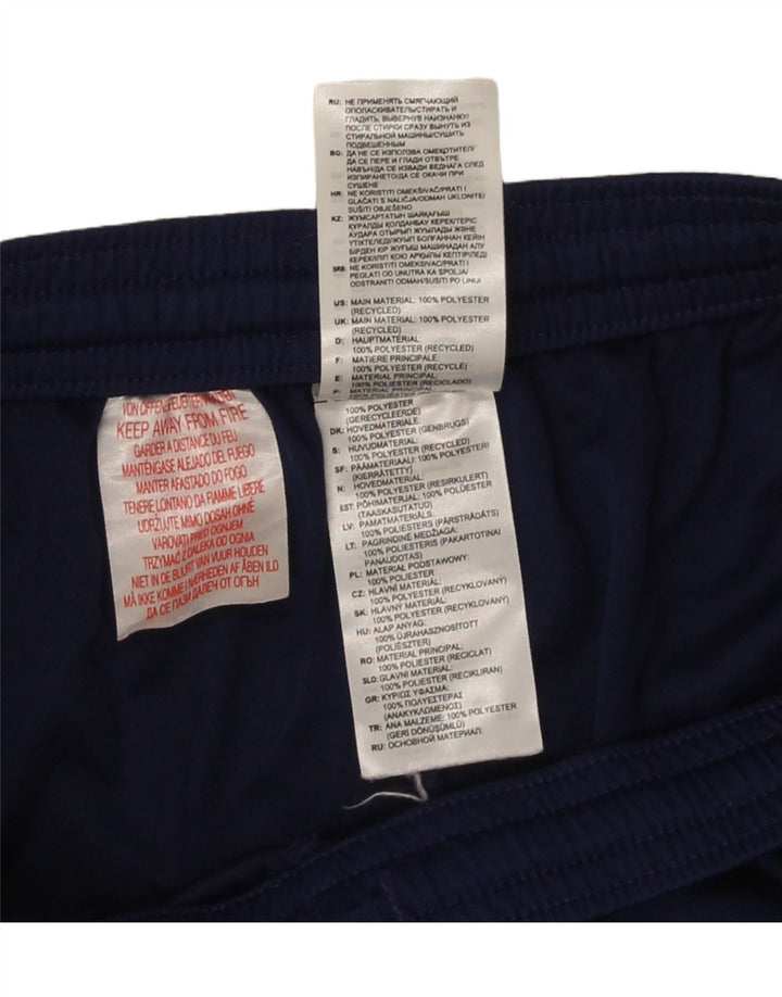 Adidas Short de Sport Garçon 13-14 Ans Bleu Marine Polyester