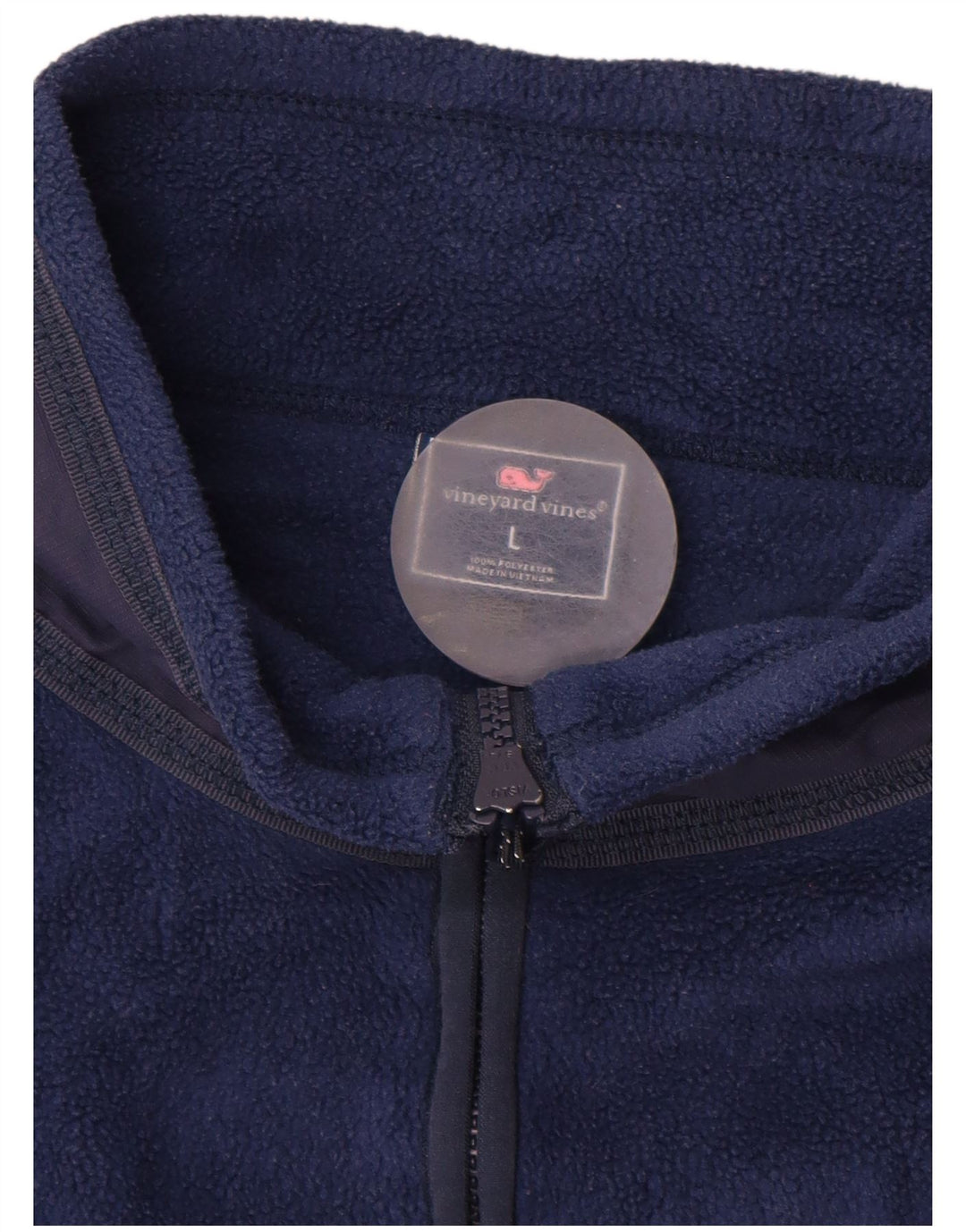 VINEYARD VINES Gilet Polaire Homme UK 40 Large Bleu Marine Polyester