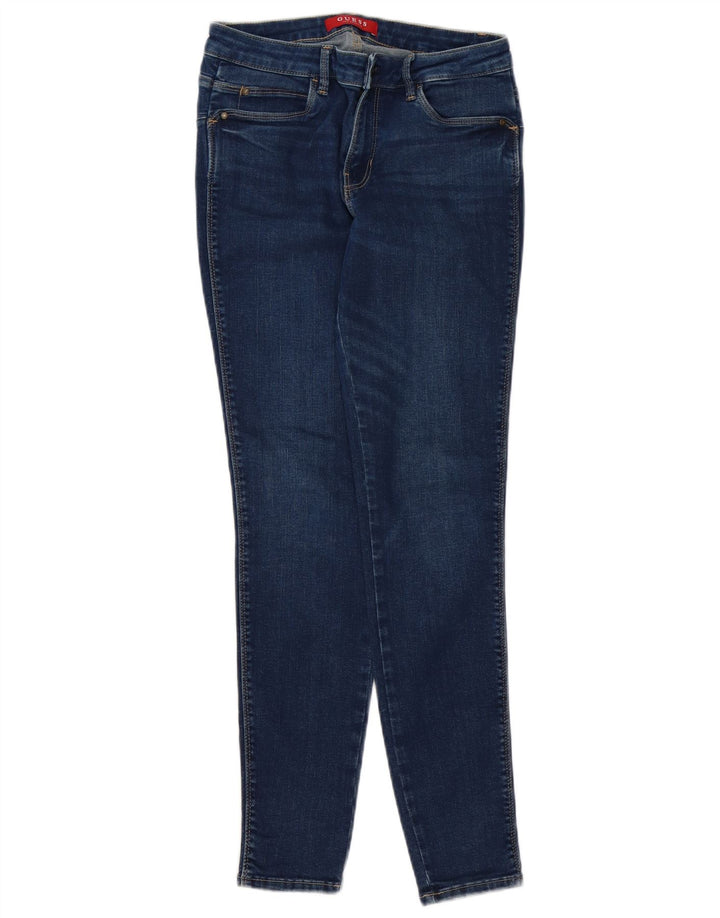 GUESS Jean skinny femme W29 L28 bleu marine en coton