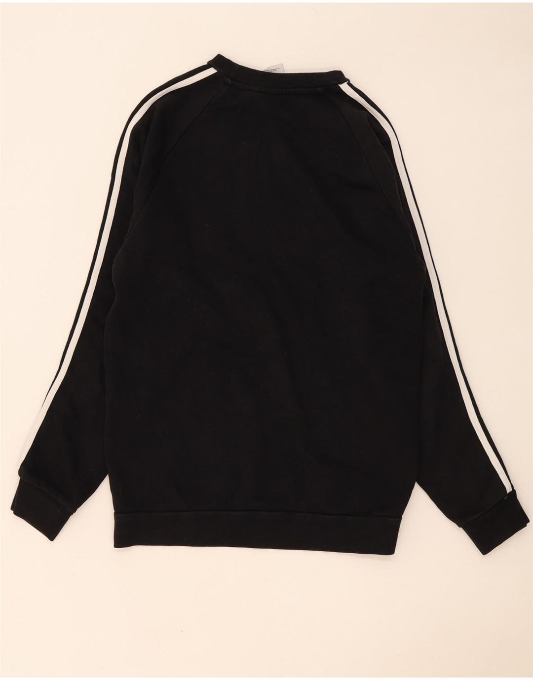 Adidas Sweat-shirt pour homme en coton noir Taille S