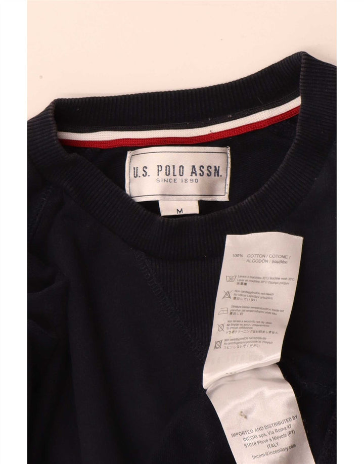 U.S. Polo Assn. Sweat-shirt Regular Fit pour homme en coton bleu marine moyen