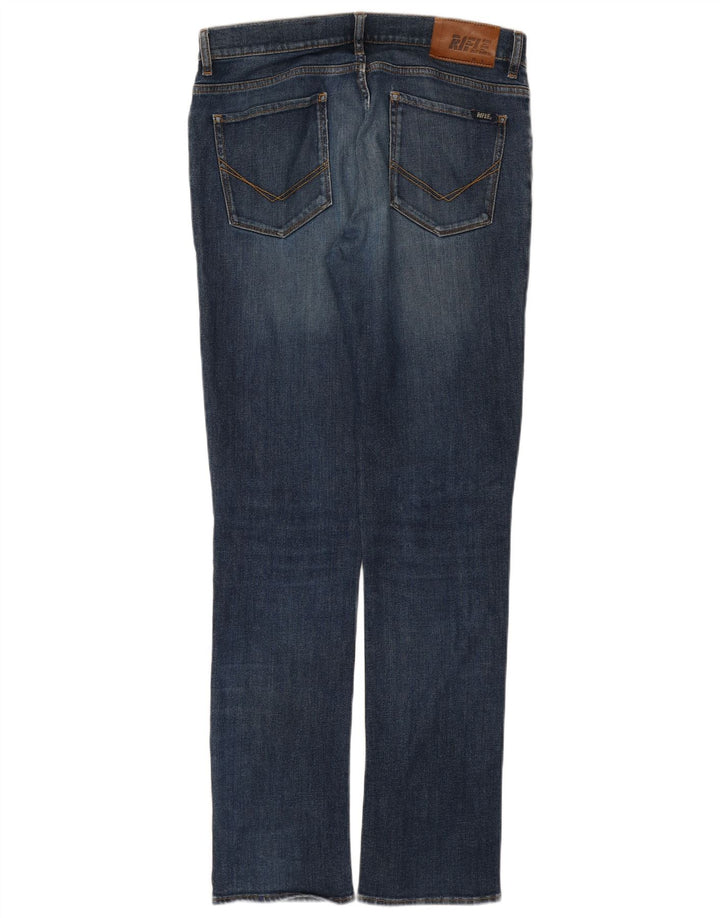 Rifle Jean droit régulier pour hommes W33 L33 bleu coton