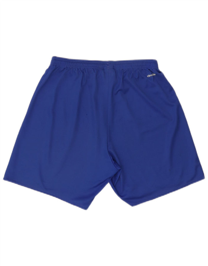 ADIDAS Short de Sport Climalite Homme Bleu Moyen Polyester