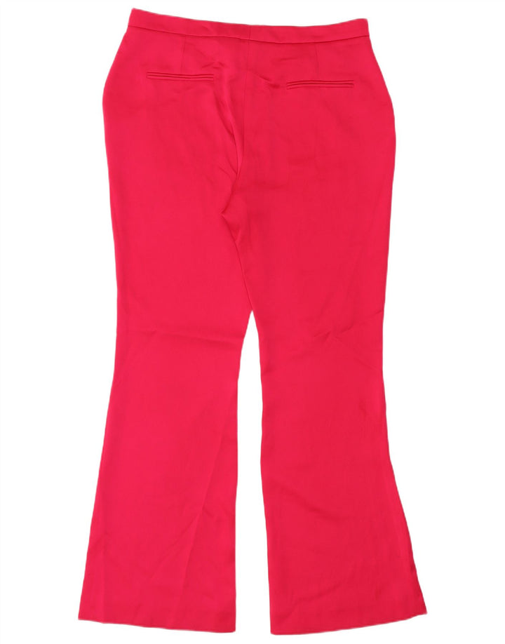 Coast Pantalon Chino Bootcut Femme UK 16 Large W36 L32 Rose Polyester